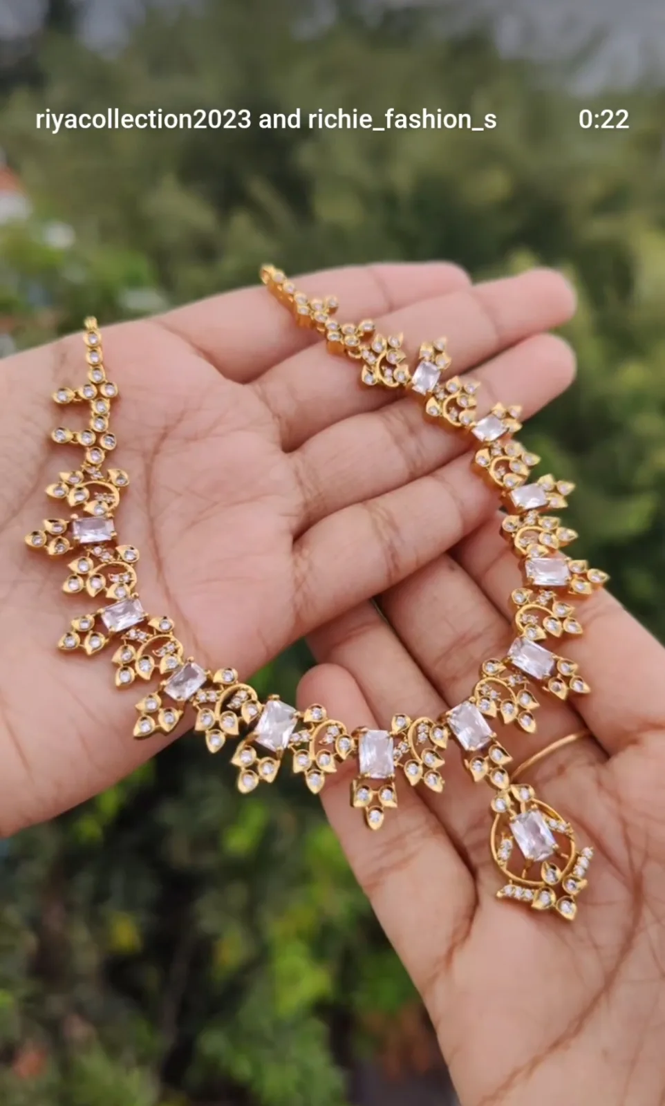 Vintage Uncut diomond Necklace 3