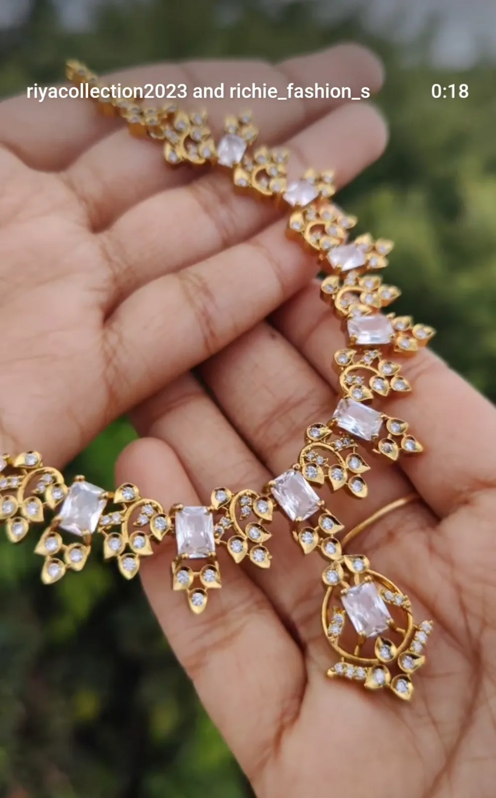 Vintage Uncut diomond Necklace