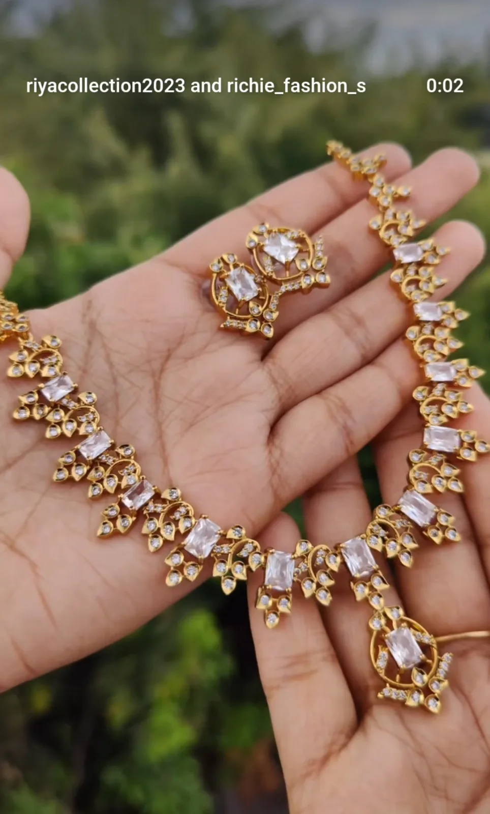 Vintage Uncut diomond Necklace 2